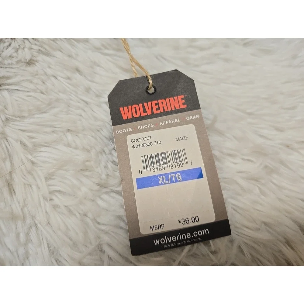 Wolverine Rebar Short Sleeve Shirt Button‎ Down Yellow - Men's XL